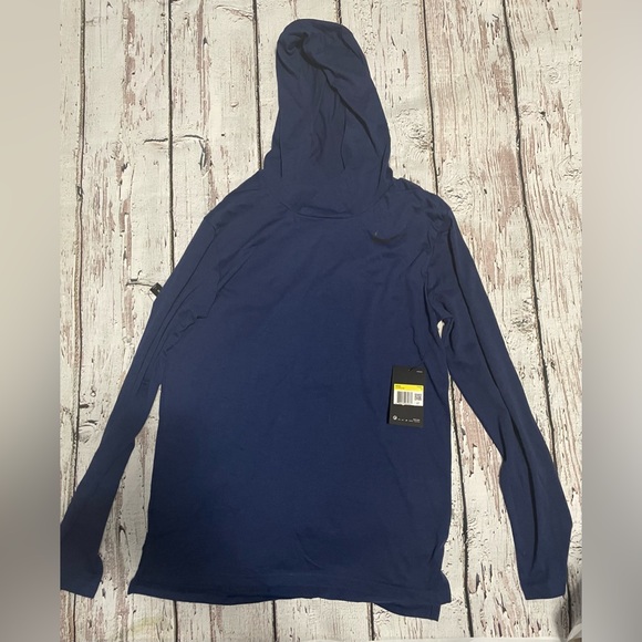Nike Other - Nike NWT Blue and Black Hooded Shirt